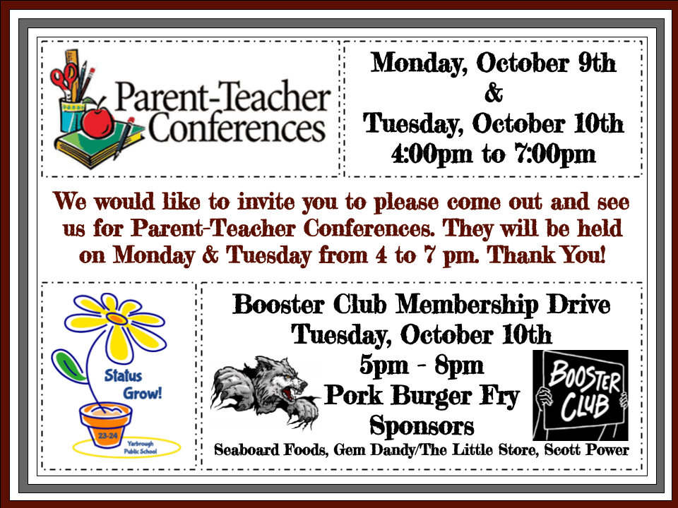 parent teacher conference flyer template